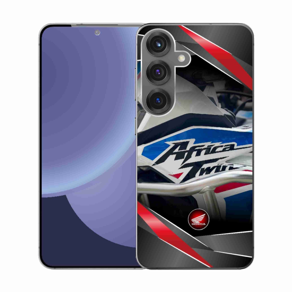 Gelový kryt mmCase na Samsung Galaxy S25 - motorka honda