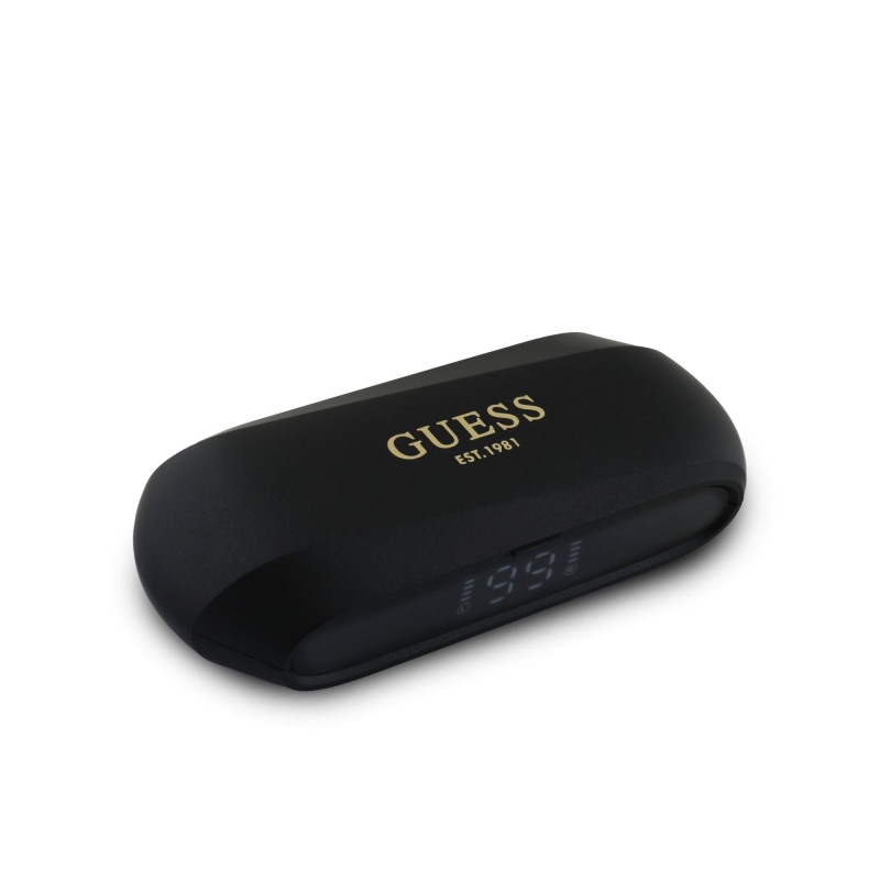 Guess Elongated Metallic ENC TWS Bezdrátová Sluchátka Black
