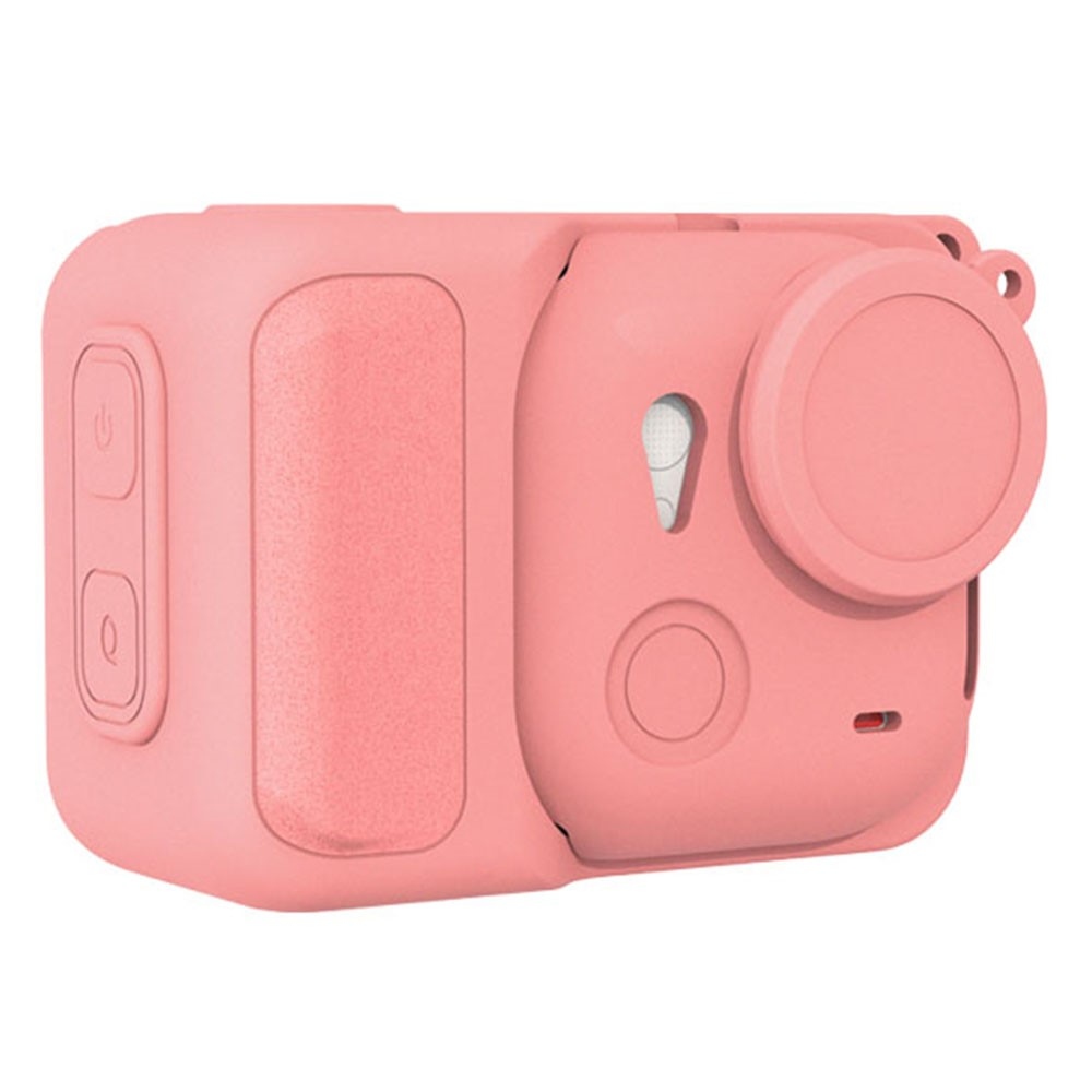 Silikonový ochranný obal s krytkou objektivu pro Insta360 GO Ultra – růžový