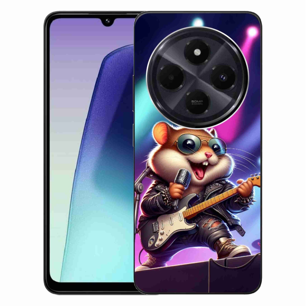 Gelový kryt mmCase na Xiaomi Redmi 14C/Poco C75 - křeček rocker