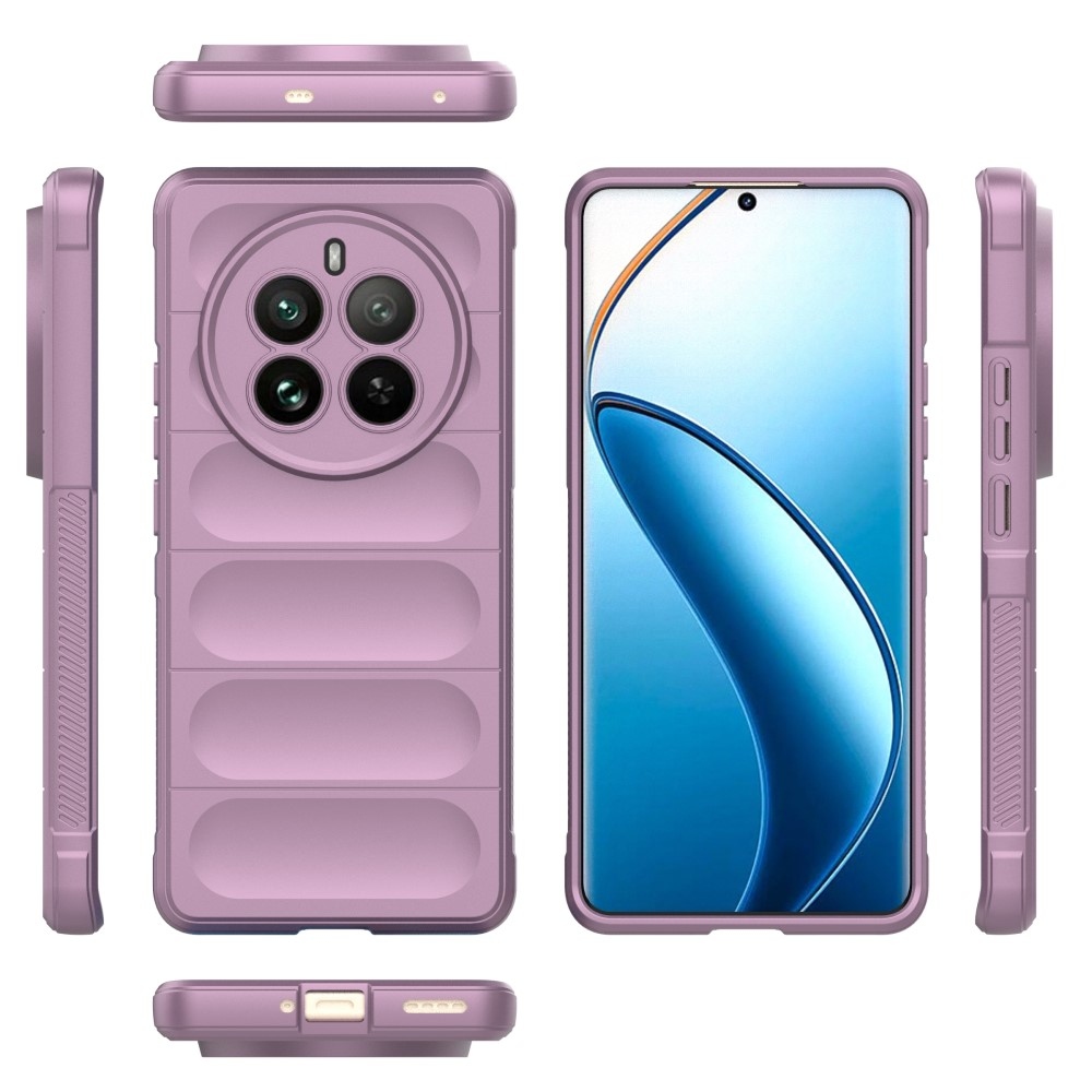 Rugg odolný gelový obal na Realme 12 Pro 5G/12 Pro+ 5G - světlefialový
