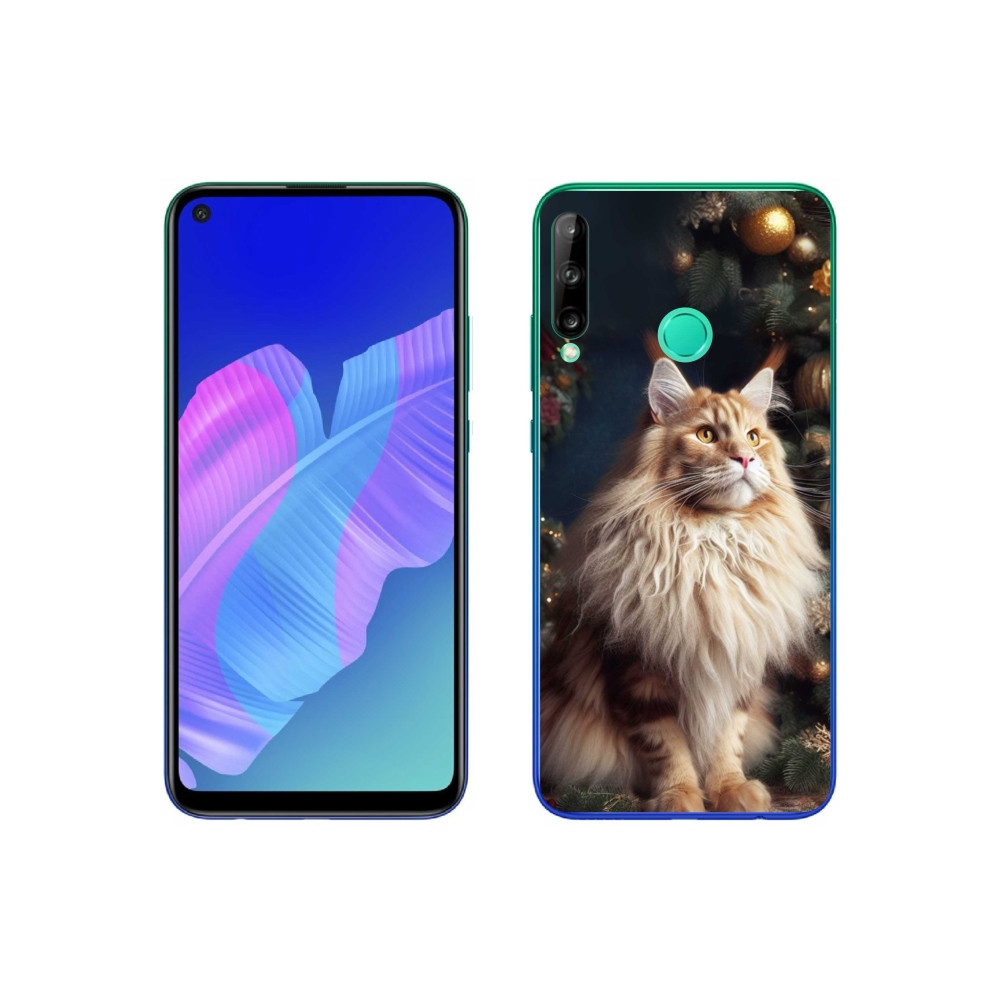 Gelový kryt mmCase na Huawei P40 Lite E - kočka u stromku