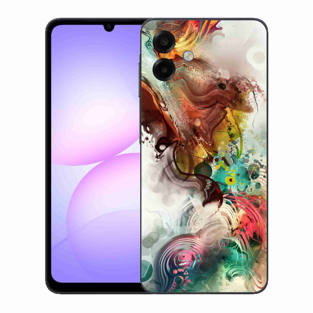 Gelový kryt mmCase na Samsung Galaxy A07 4G - abstrakt 1