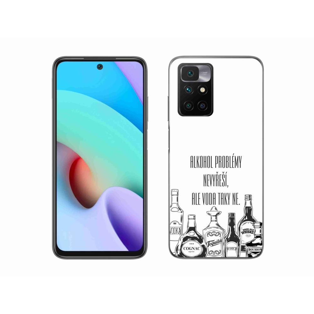 Gelový kryt mmCase na Xiaomi Redmi 10/Redmi 10 (2022) - vtipný text bílé pozadí