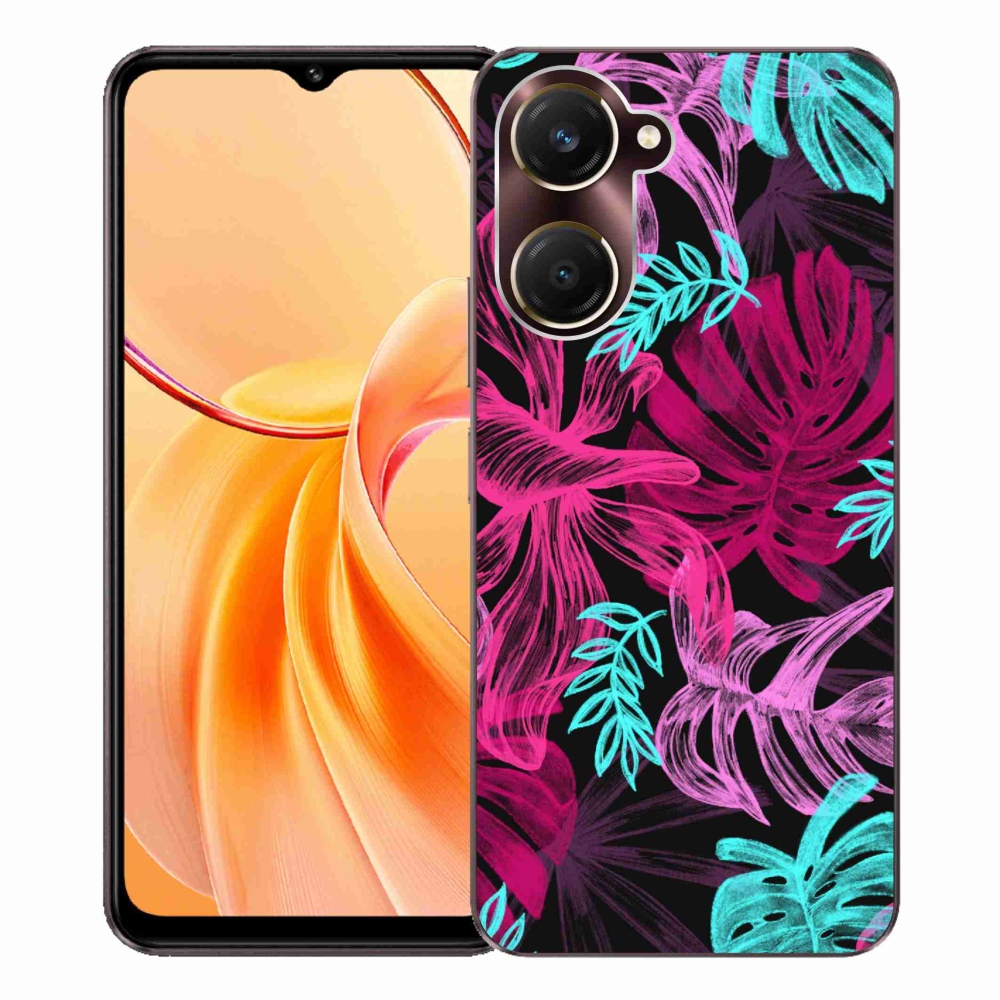 Gelový kryt mmCase na Vivo Y28s 5G - květiny 1