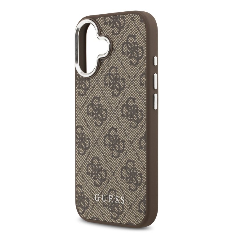 Guess 4G MagSafe Zadní Kryt pro iPhone 17 Brown