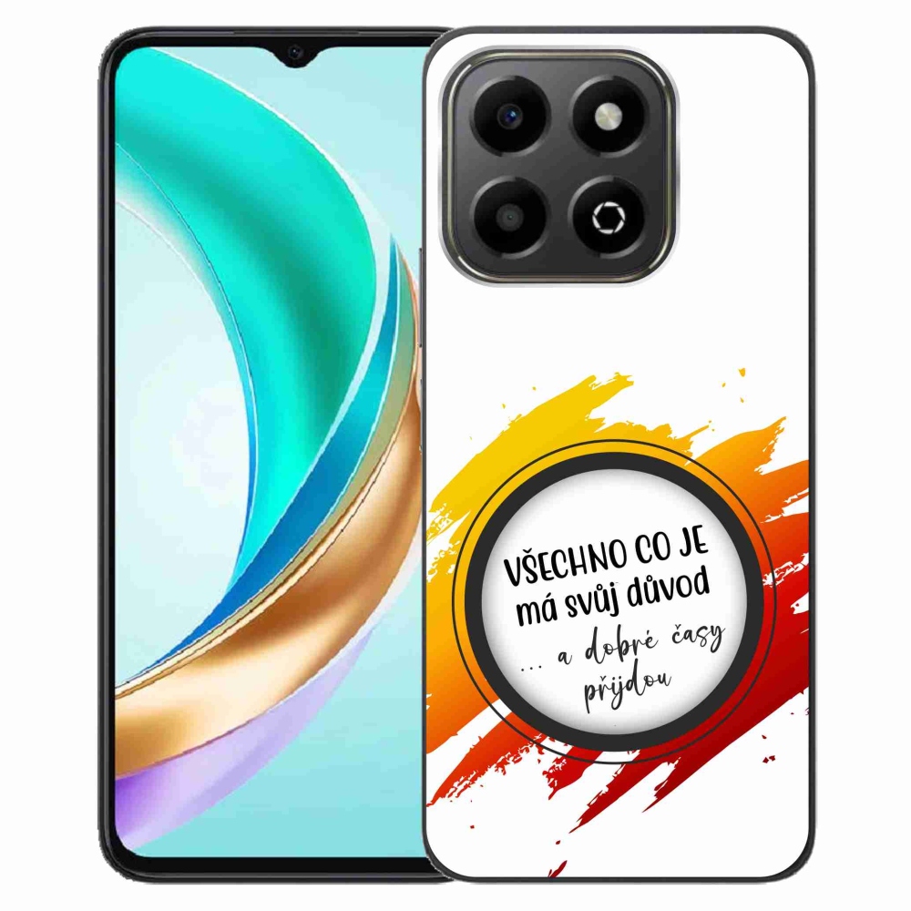 Gelový kryt mmCase na Honor X6b - citát 3 bílé pozadí