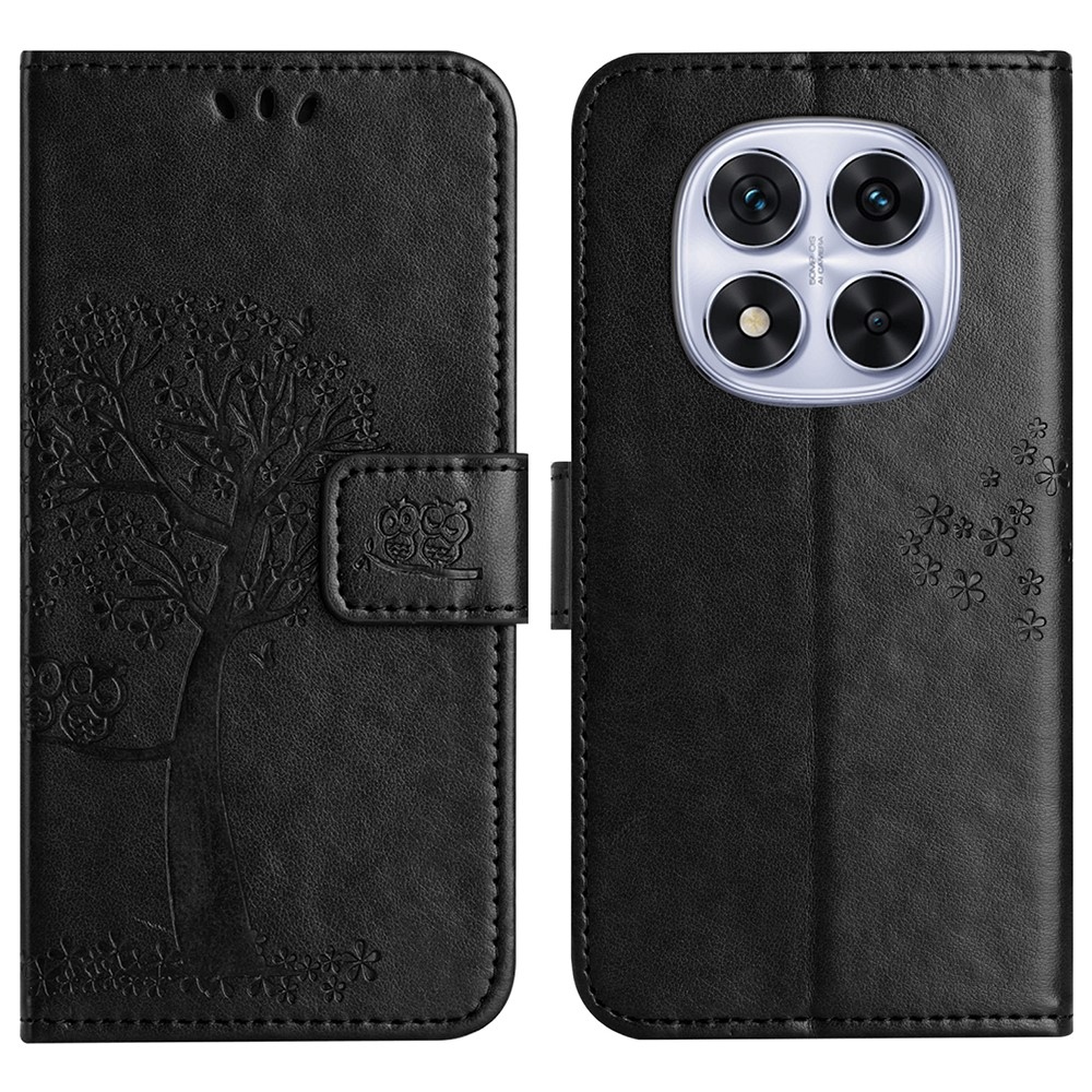 Tree knížkové pouzdro na Xiaomi Redmi Note 14 Pro 5G/Poco X7 5G/Note 14 Pro+ 5G - černé