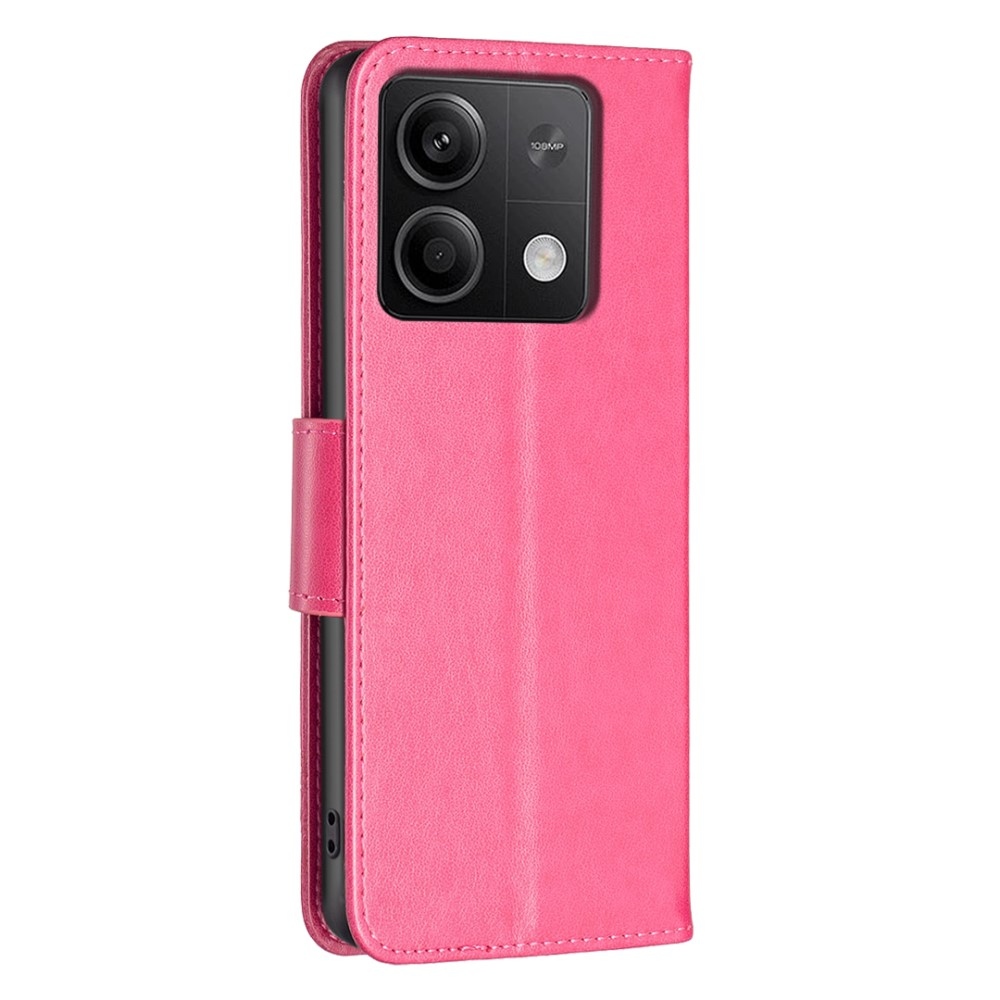 Butterfly knížkové pouzdro na Xiaomi Redmi Note 13 5G - rose