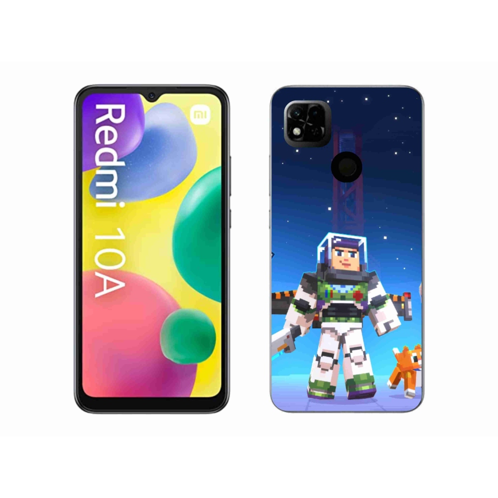 Gelový kryt mmCase na Xiaomi Redmi 10A - minecraft 2