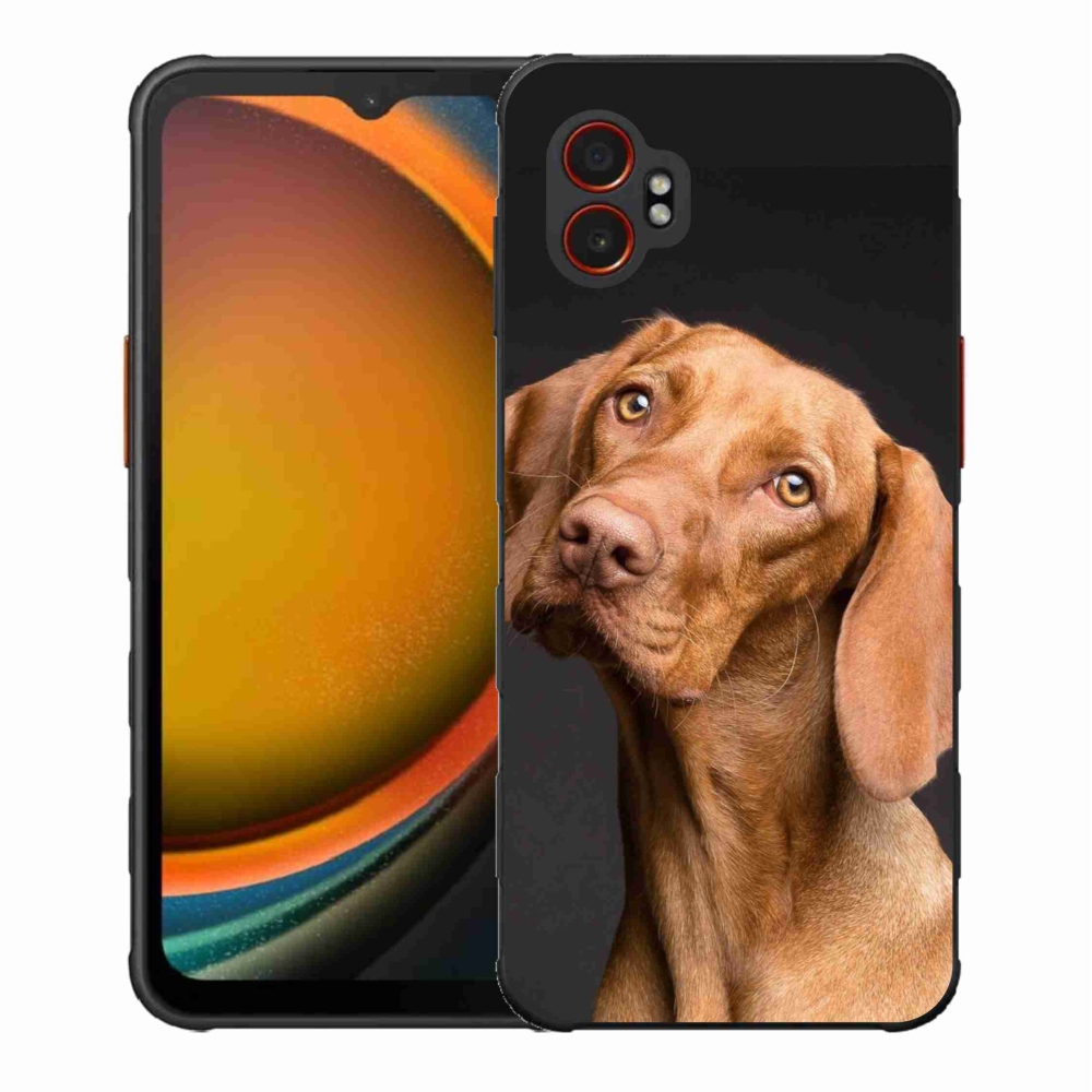 Gelový kryt mmCase na Samsung Galaxy Xcover 7 Pro - maďarský ohař