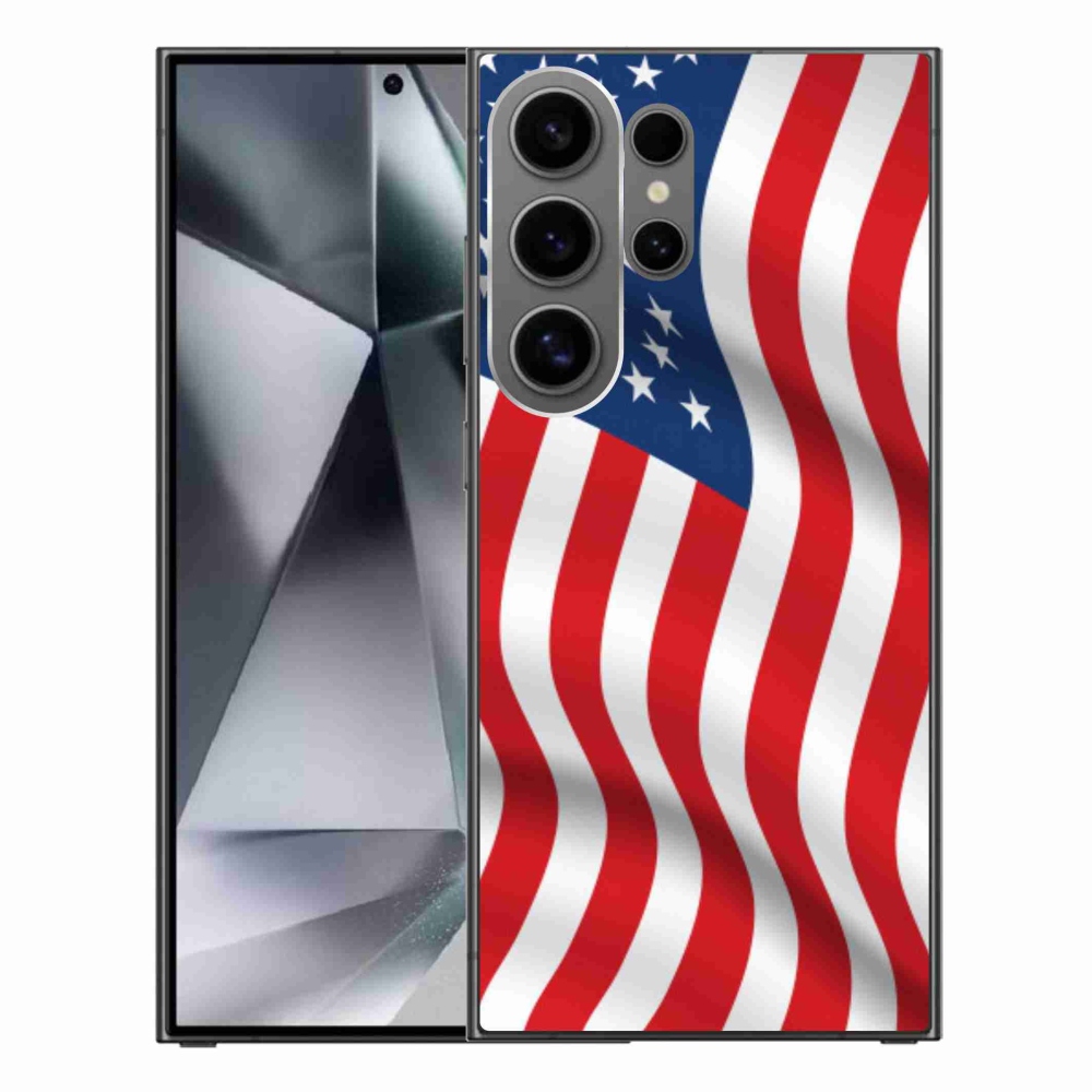 Gelový kryt mmCase na Samsung Galaxy S24 Ultra - USA vlajka