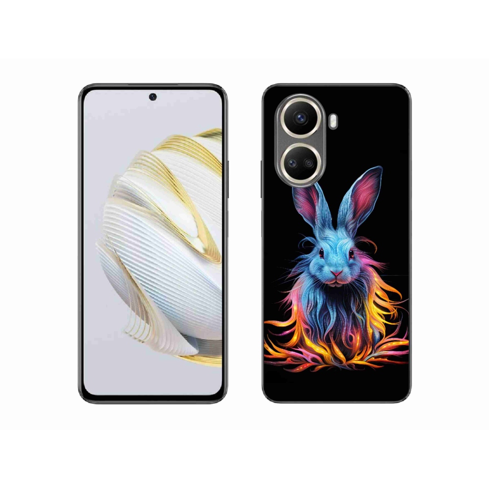 Gelový kryt mmCase na Huawei Nova 10 SE - abstraktní zajíc