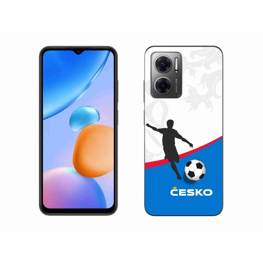 Gelový kryt mmCase na Xiaomi Redmi 10 5G - fotbal Česko 1