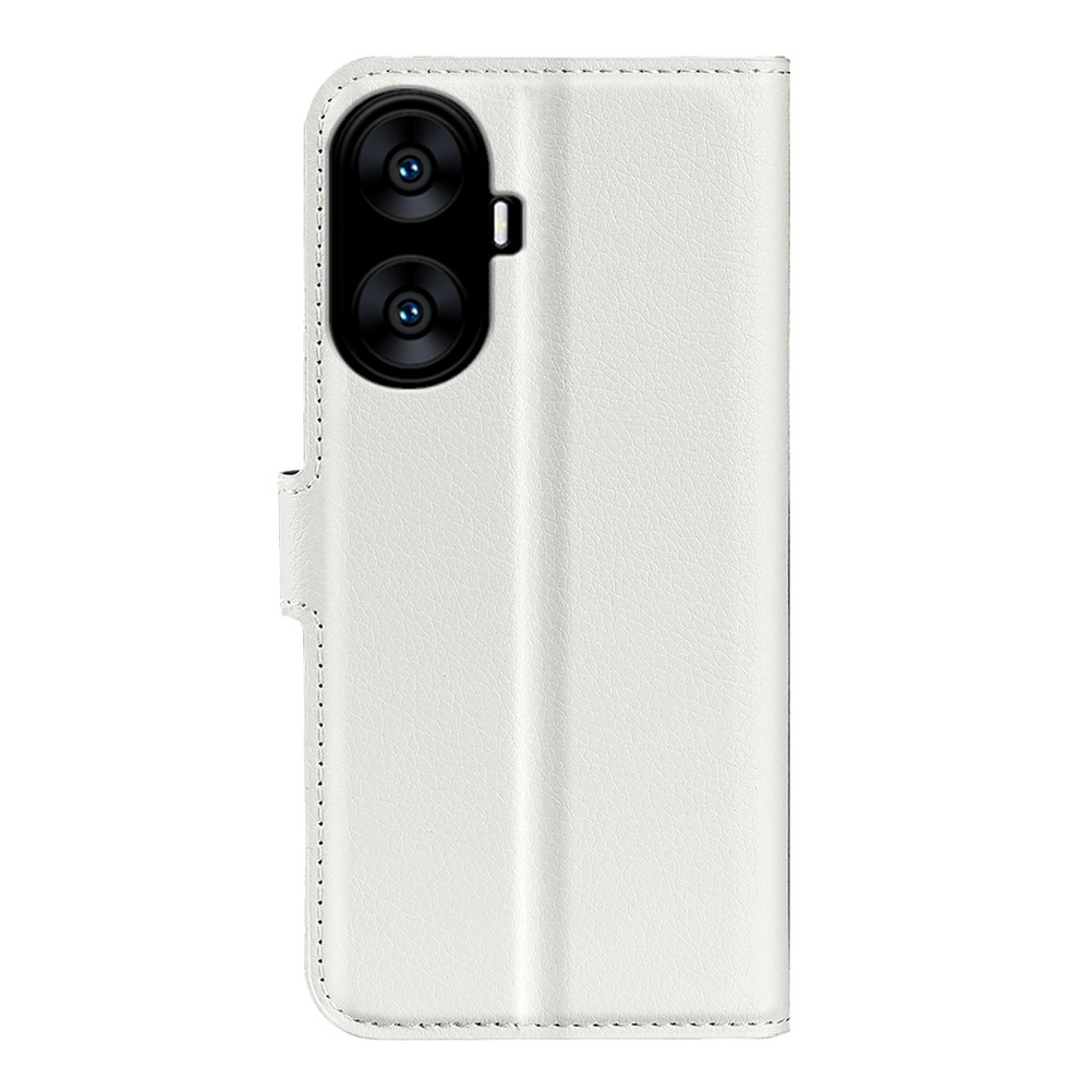 Litchi knížkové pouzdro na Realme C55 - bílé