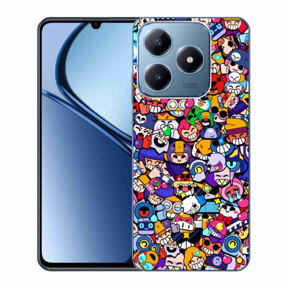 Gelový kryt mmCase na Realme C63 - brawl stars 2