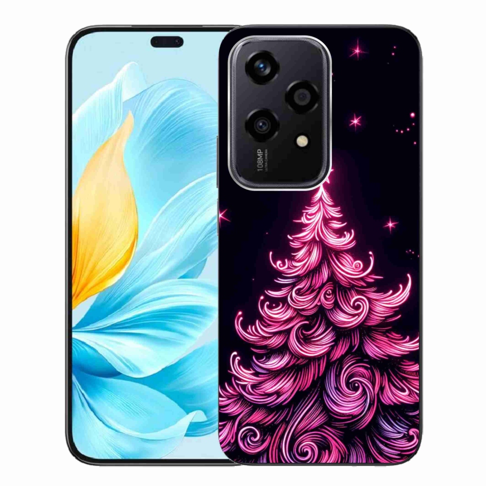 Gelový kryt mmCase na Honor 200 Lite 5G - neonový vánoční stromek 2