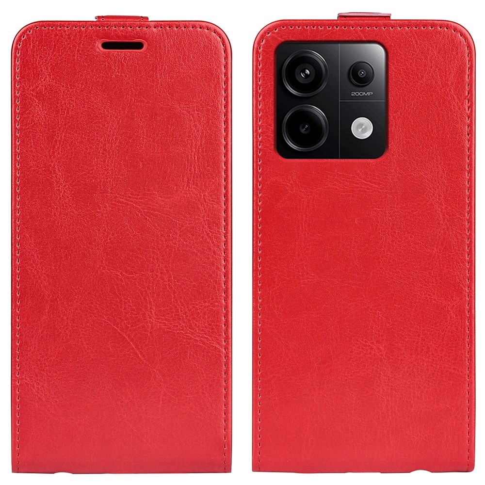Vertical flipové pouzdro na Xiaomi Redmi Note 13 Pro 5G/Poco X6 5G - červené