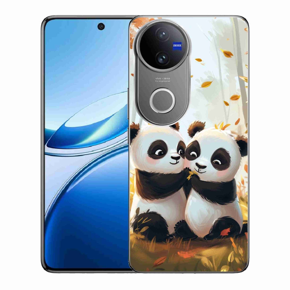 Gelový kryt mmCase na Vivo V50 5G - pandy