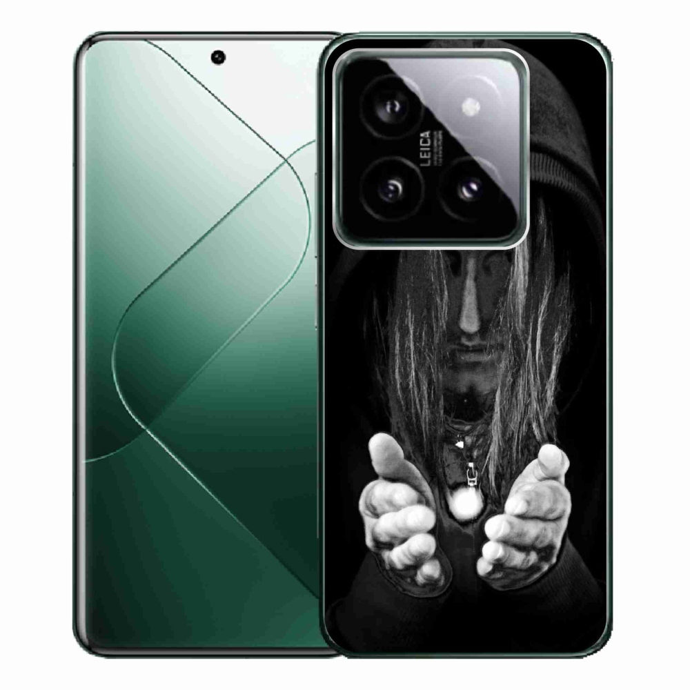 Gelový kryt mmCase na Xiaomi 14 Pro - tajemná osoba