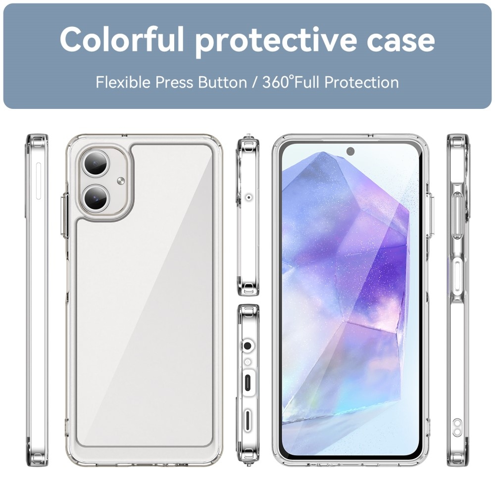 Gelový obal s pevnými zády na Samsung Galaxy A06 4G - průhledný