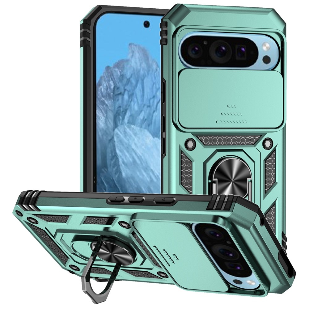 Slide odolný kryt na Google Pixel 10 Pro/Pixel 10/9 Pro/9 - zelený