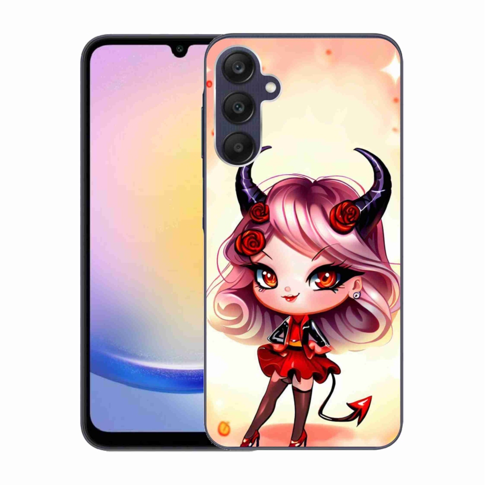 Gelový kryt mmCase na Samsung Galaxy A25 5G - kreslená čertice