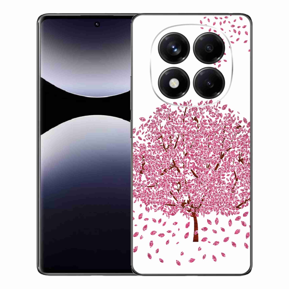 Gelový kryt mmCase na Xiaomi Redmi Note 14 Pro - kreslený strom s listy