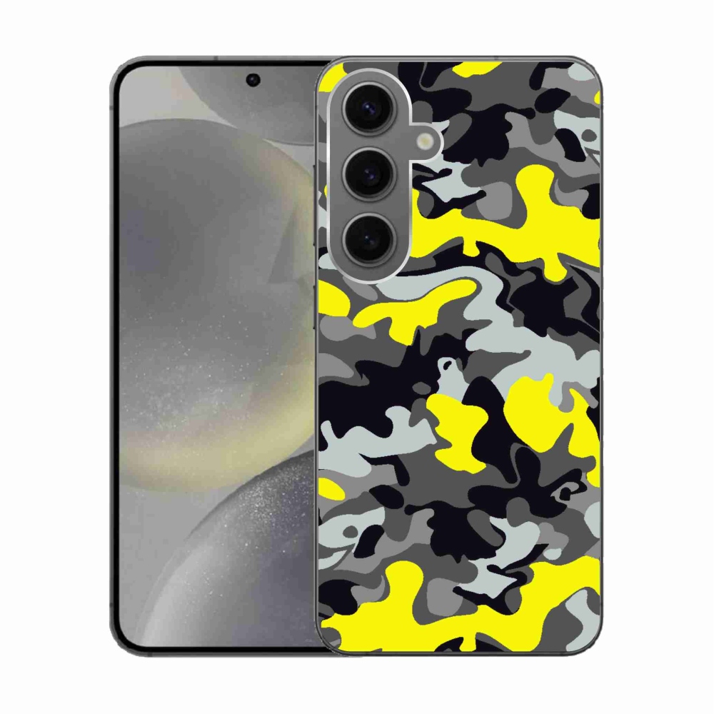 Gelový kryt mmCase na Samsung Galaxy S24 - maskáčový vzor 6