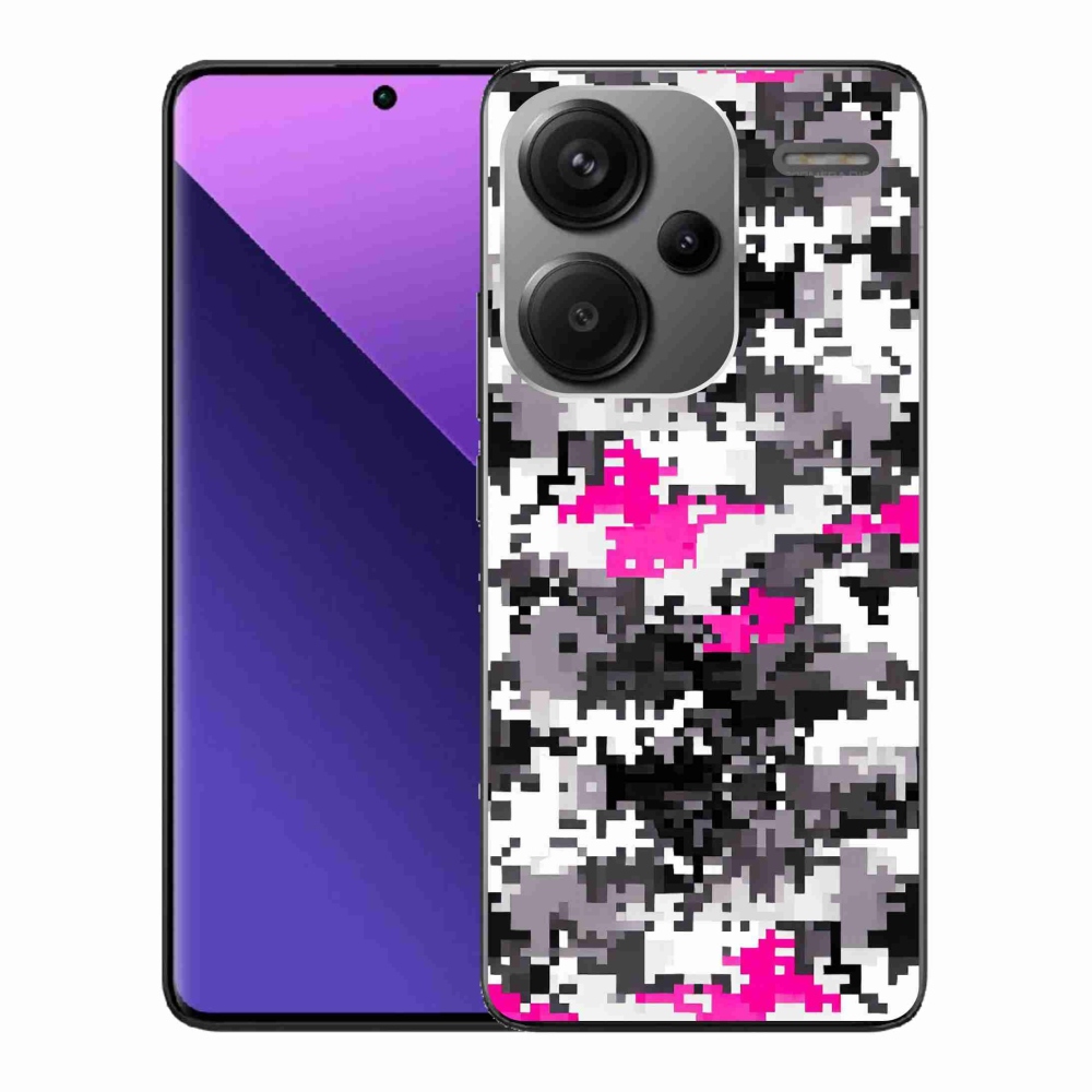 Gelový kryt mmCase na Xiaomi Redmi Note 13 Pro+ 5G - maskáčový vzor 4