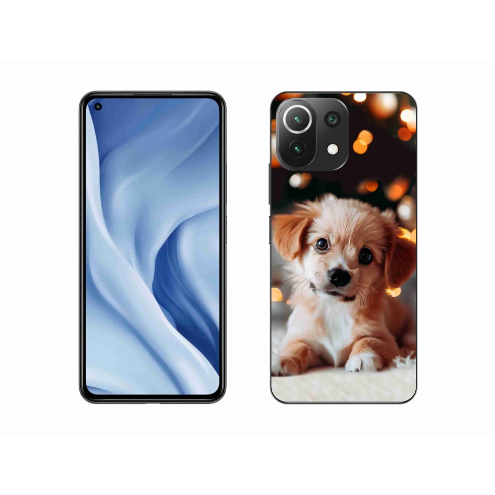 Gelový kryt mmCase na Xiaomi Mi 11 Lite 4G/5G - štěňátko