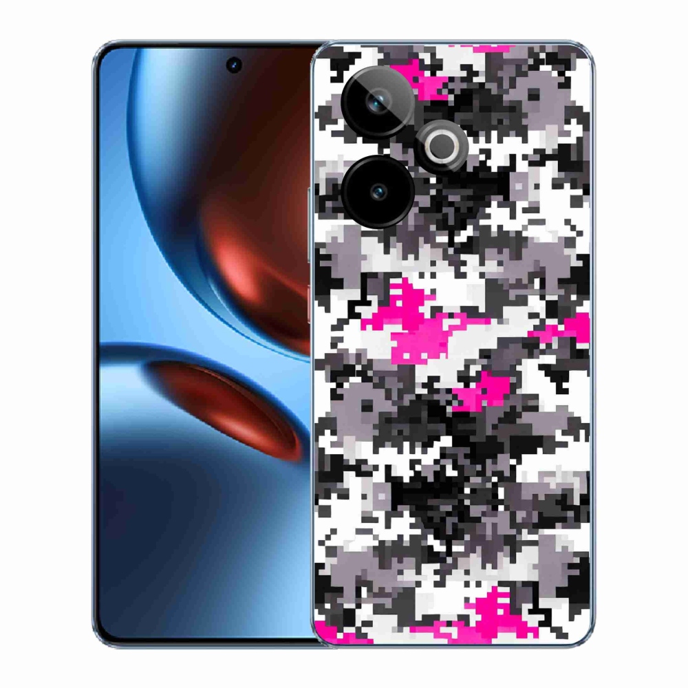 Gelový kryt mmCase na Realme GT 7 5G/GT 7T 5G - maskáčový vzor 4