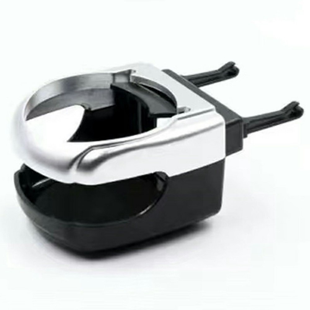 Držák nápojů do auta na mřížku ventilace - stříbrný