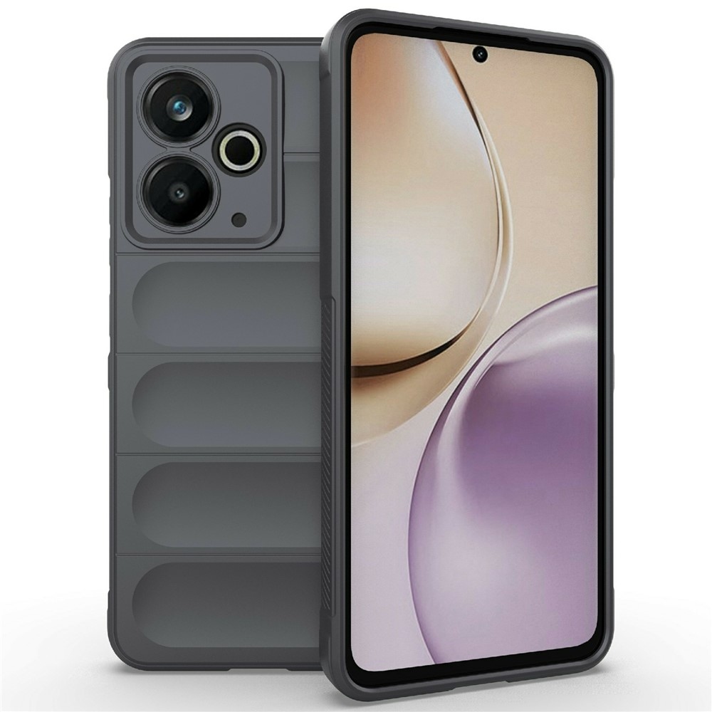 Rugg odolný gelový obal na Realme 14T 5G - tmavěšedý