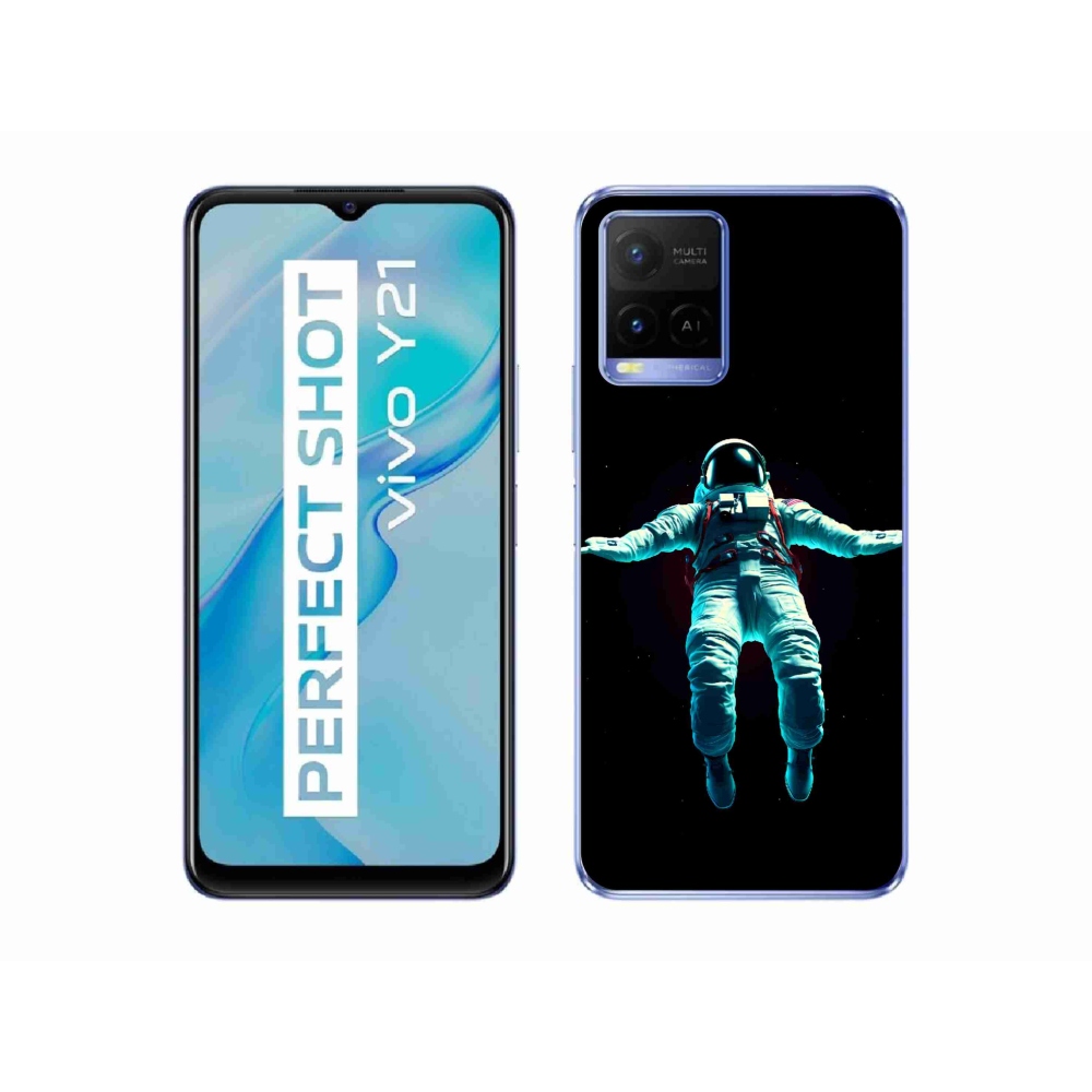 Gelový kryt mmCase na Vivo Y21/Y21s/Y33s - kosmonaut