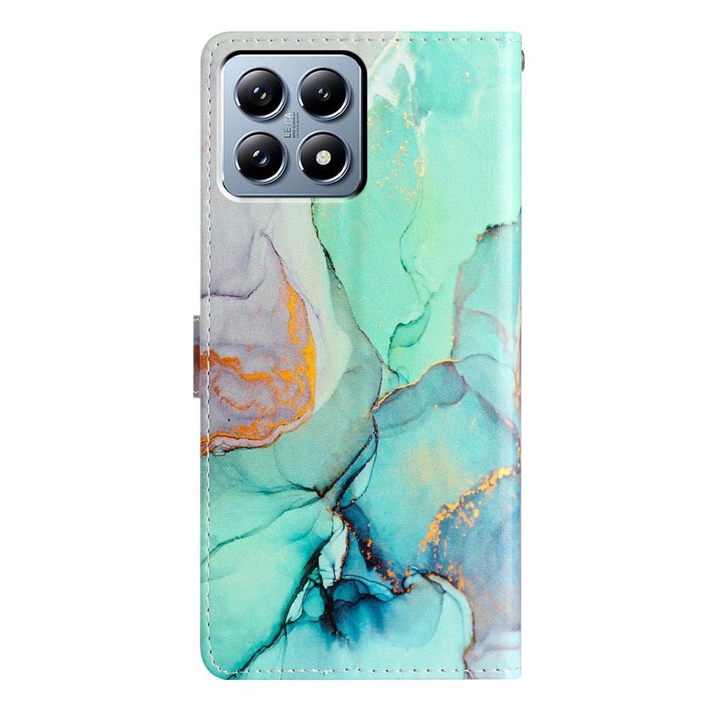 Unique knížkové pouzdro na Xiaomi 15T - zelený mramor