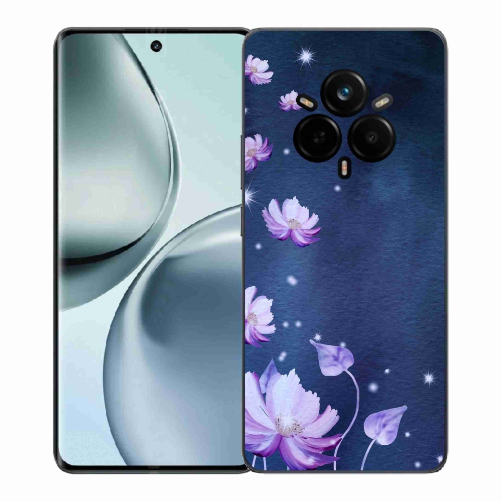 Gelový kryt mmCase na Realme 14 Pro+ 5G - padající květy