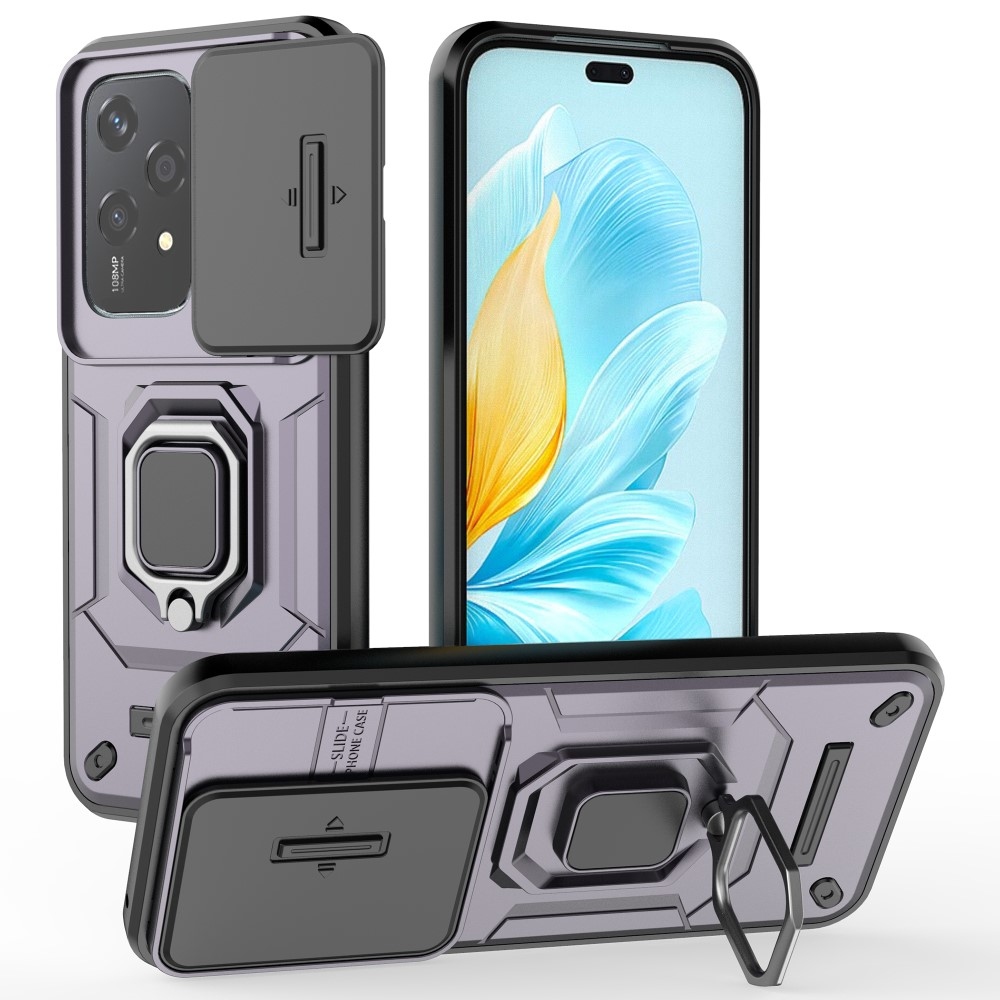 Lens odolný hybridní kryt na Honor 200 Lite 5G - fialový
