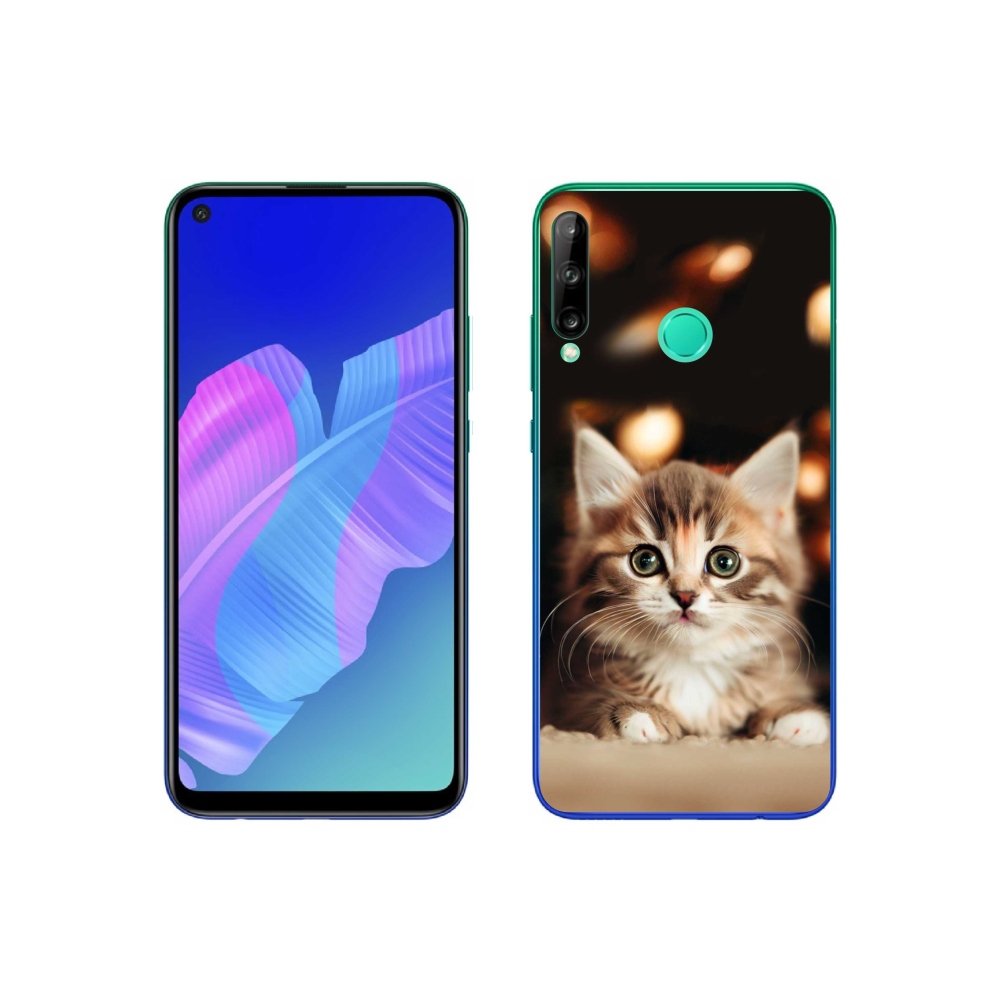 Gelový kryt mmCase na Huawei P40 Lite E - roztomilé kotě 2