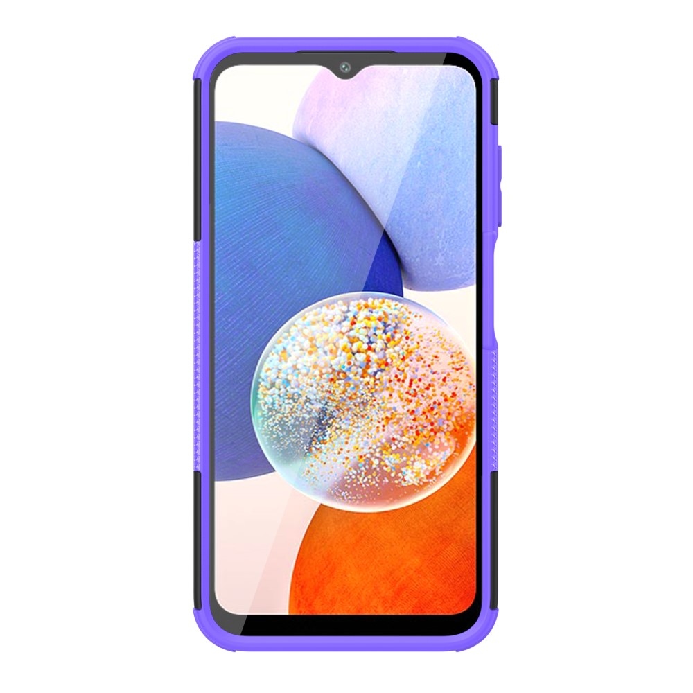 Kick odolný hybridní kryt na Samsung Galaxy A15 4G/5G - fialový