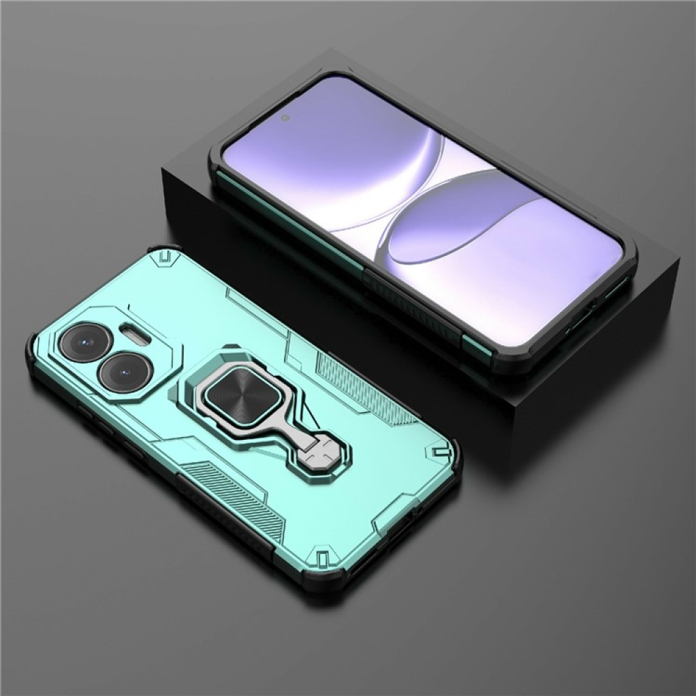 Hole odolný kryt na Xiaomi Poco F7 5G - modrozelený