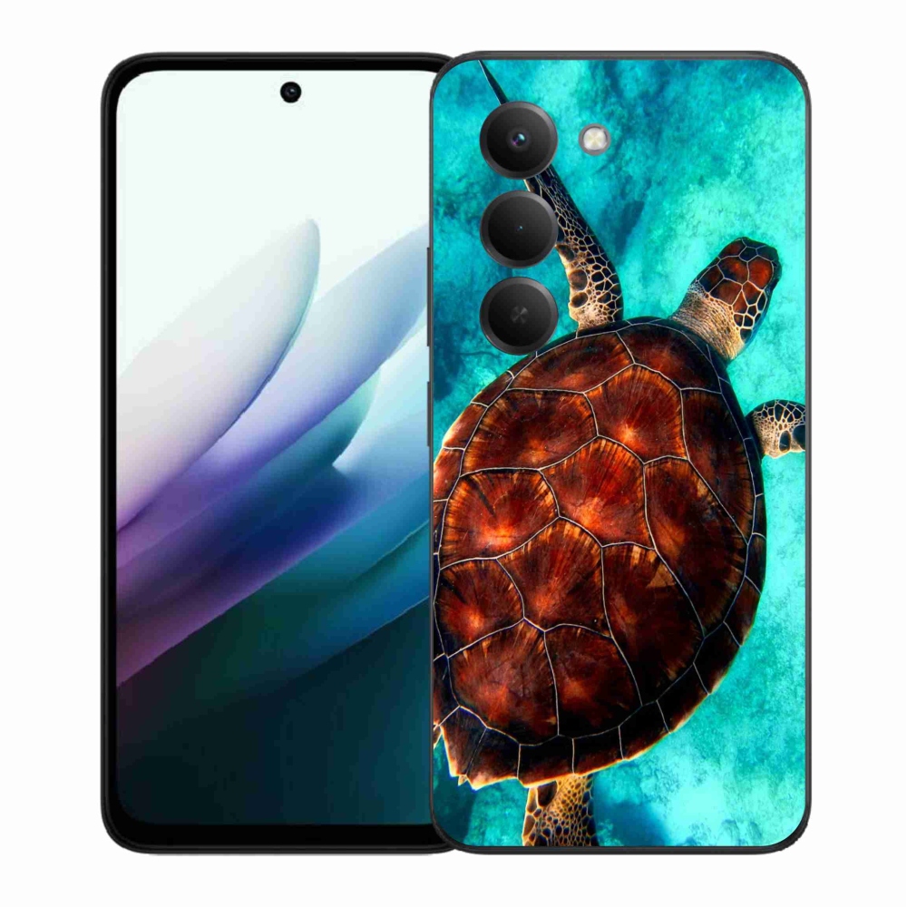 Gelový kryt mmCase na Xiaomi Redmi 15 4G/5G (171mm) - želva