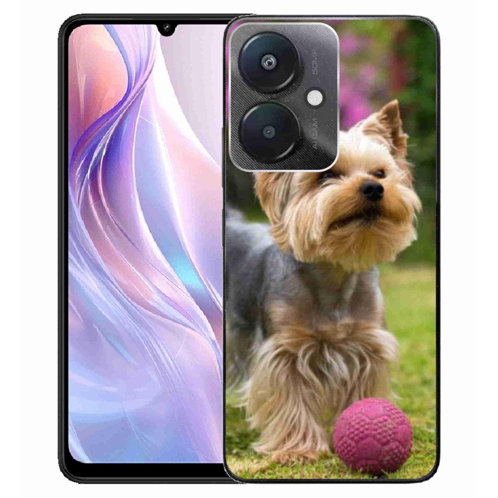 Gelový obal mmCase na Xiaomi Redmi 13C 5G - jorkšír 4