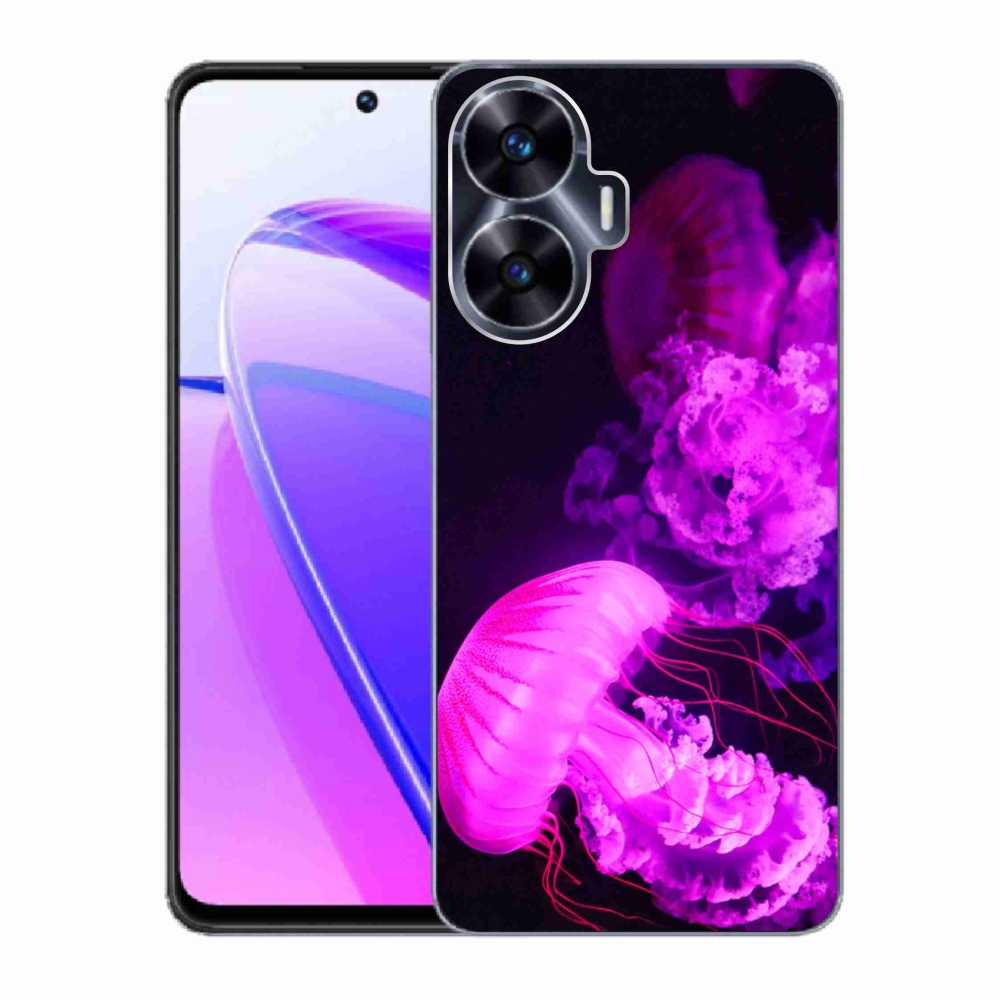 Gelový kryt mmCase na Realme C55 - medúza 1