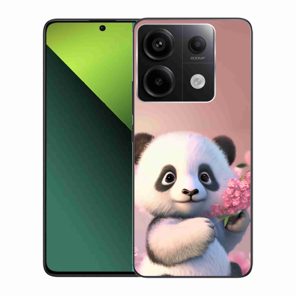 Gelový kryt mmCase na Xiaomi Redmi Note 13 Pro 5G/Poco X6 5G - roztomilá panda