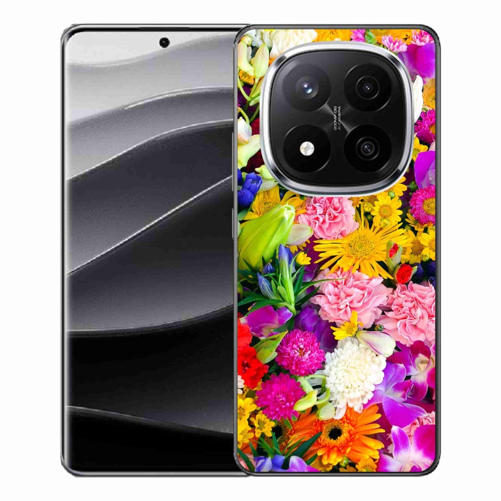 Gelový kryt mmCase na Xiaomi Redmi Note 14 Pro+ 5G - květiny 12
