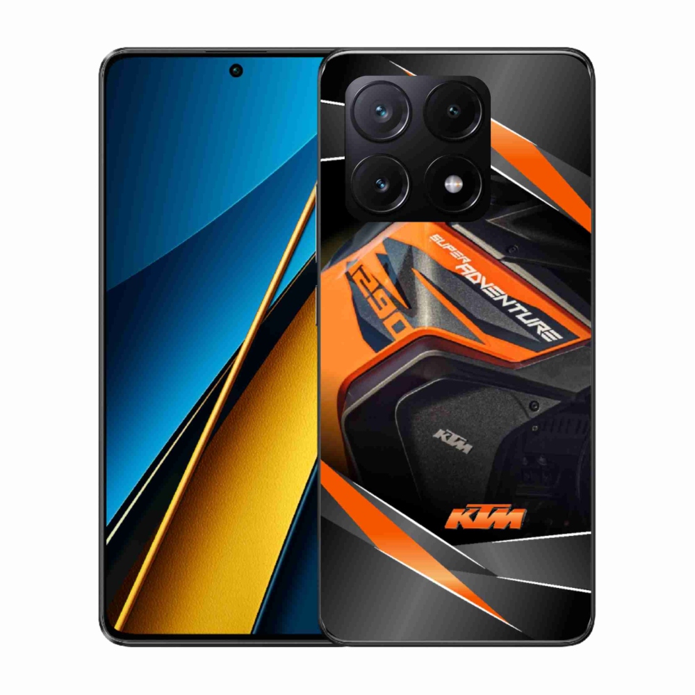 Gelový kryt mmCase na Xiaomi Poco X6 Pro 5G - motorka ktm