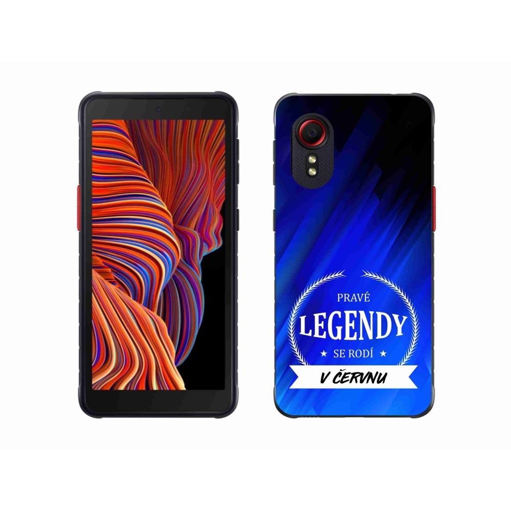 Gelový kryt mmCase na Samsung Galaxy Xcover 5 - legendy v červnu modré pozadí