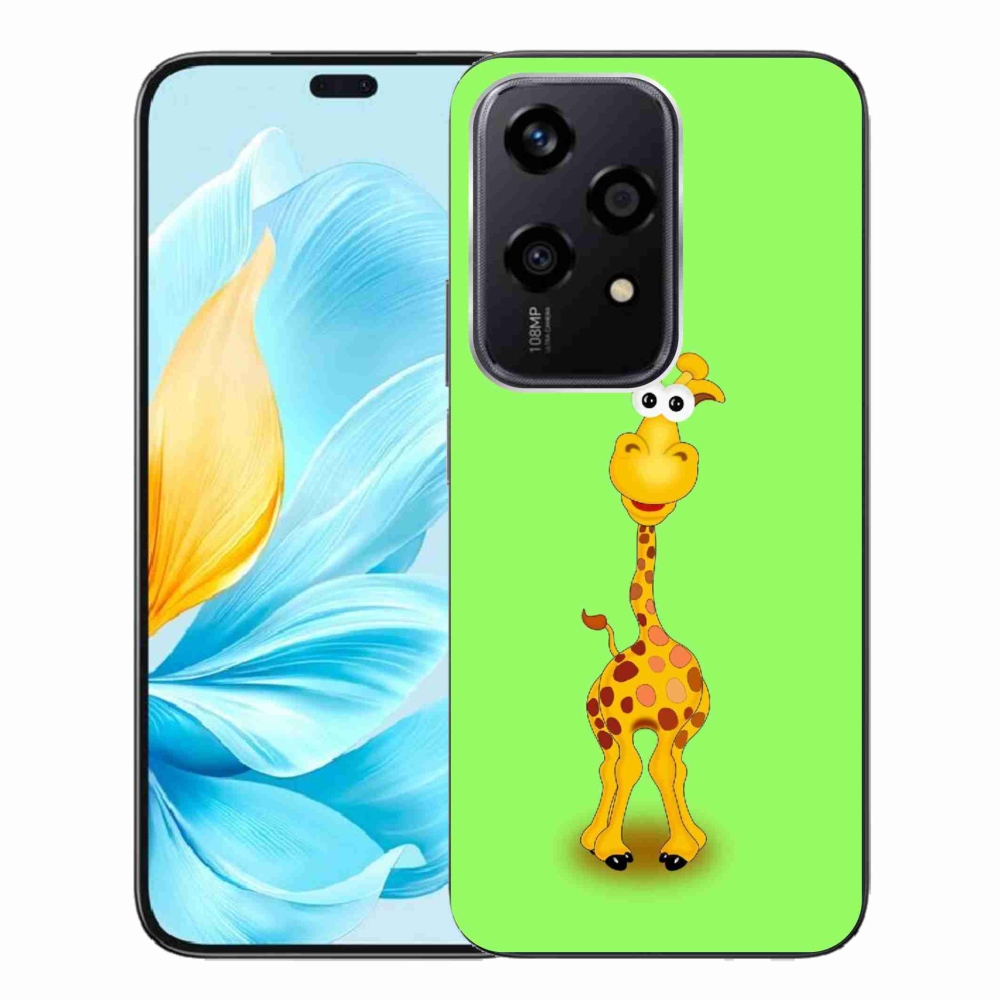 Gelový kryt mmCase na Honor 200 Lite 5G - kreslená žirafa