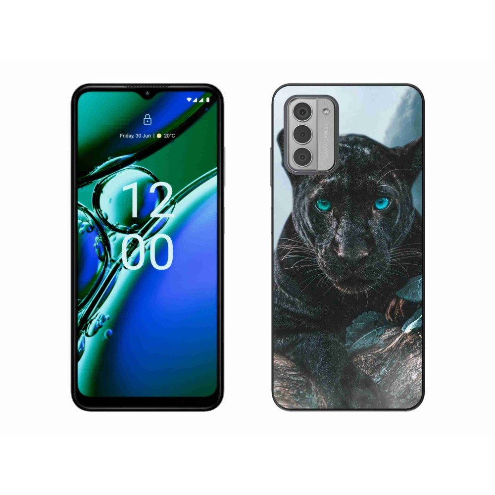 Gelový kryt mmCase na Nokia G42 - černý panter